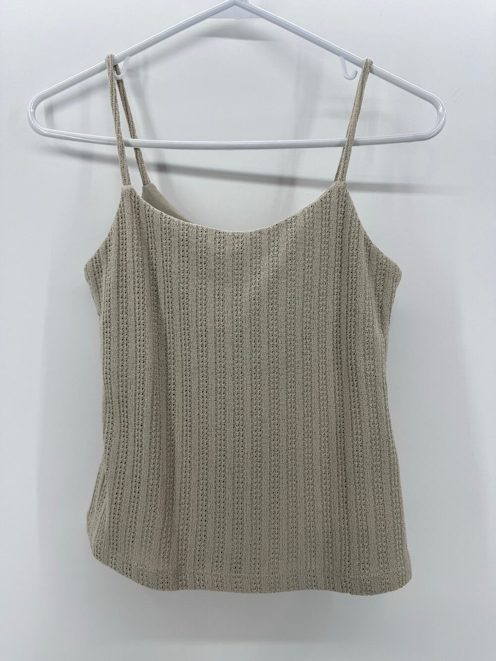 H&M Pointelle-knit Strappy Top size Small NWT